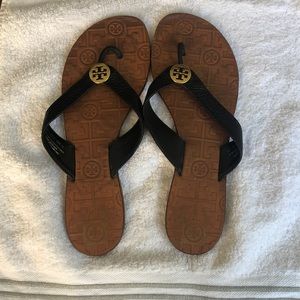 Tory Burch black Sandals.slip on
